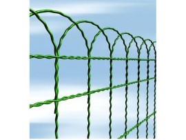 Dekorační záhonkové pletivo Zn + PVC, v. 1200 mm